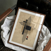 Lines Dance In Modernist Light