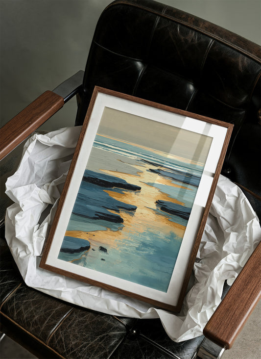 Coastal Gold Traces Summer's Path