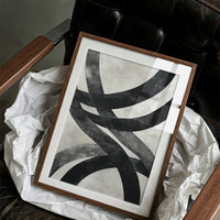 Bold Curves Dance In Monochrome