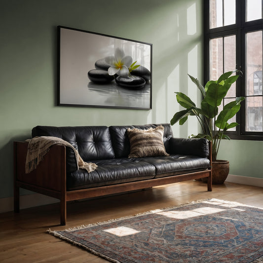 Plumeria Finds Peace On Stones