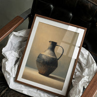 Ancient Vessel Rests In Golden Light