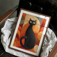 Autumn Cat Dances With Circles