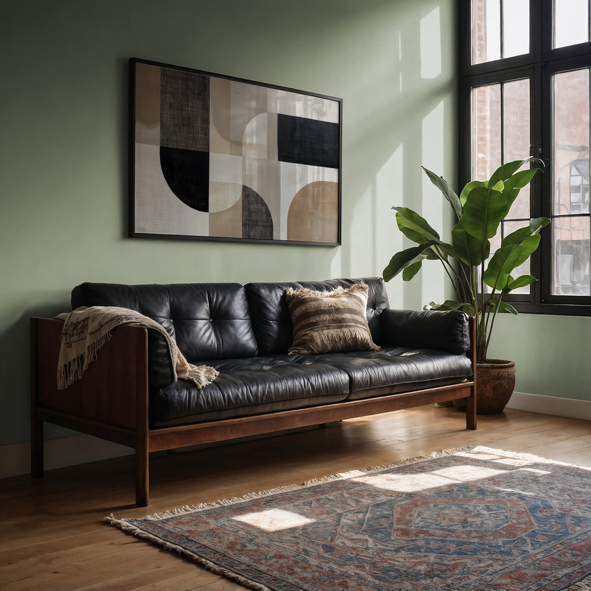 Morning Light Plays Geometric Tales