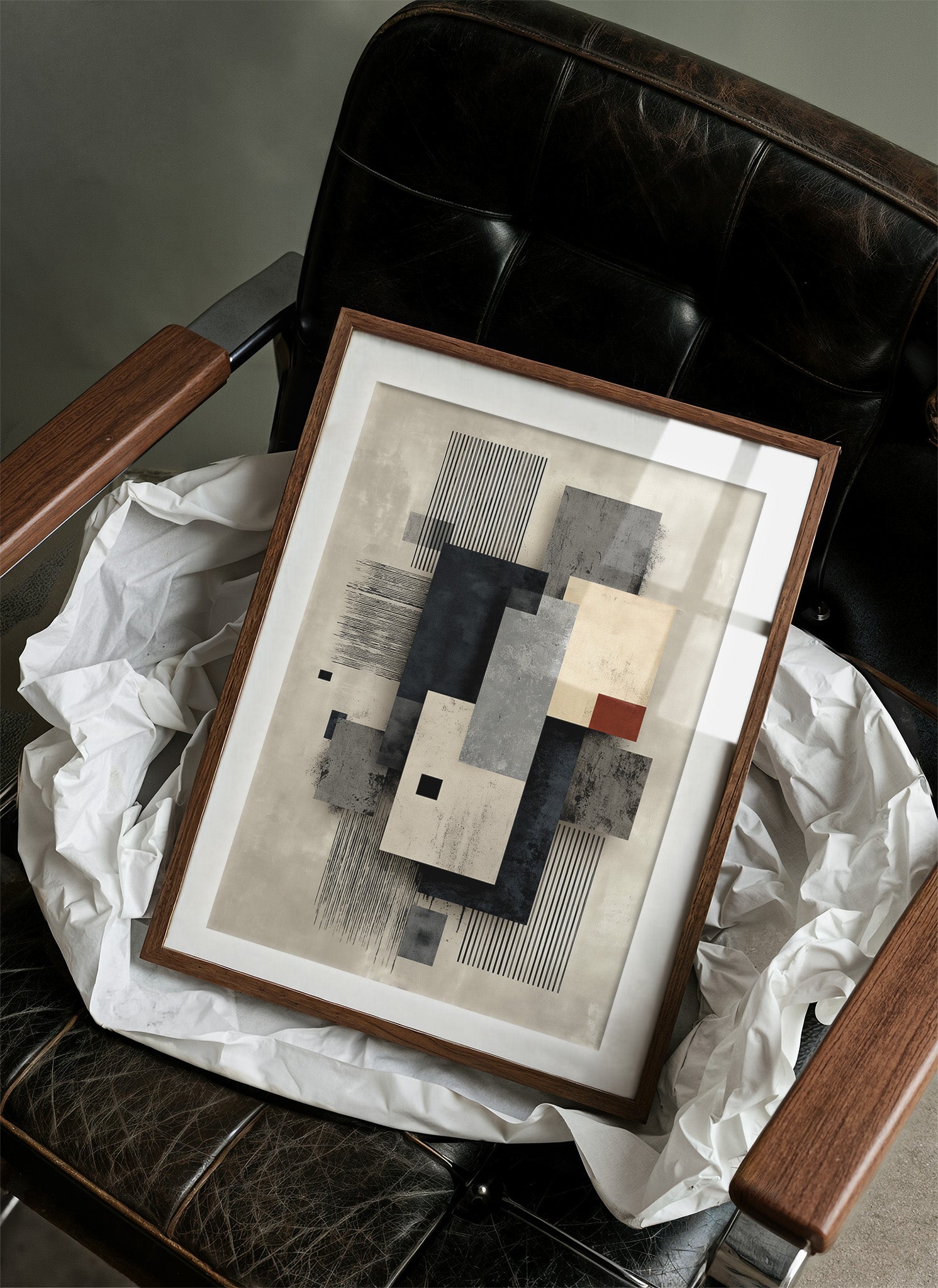 Concrete Poetry In Geometric Balance