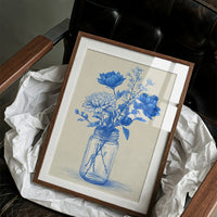Blue Peonies Paint Their Stories