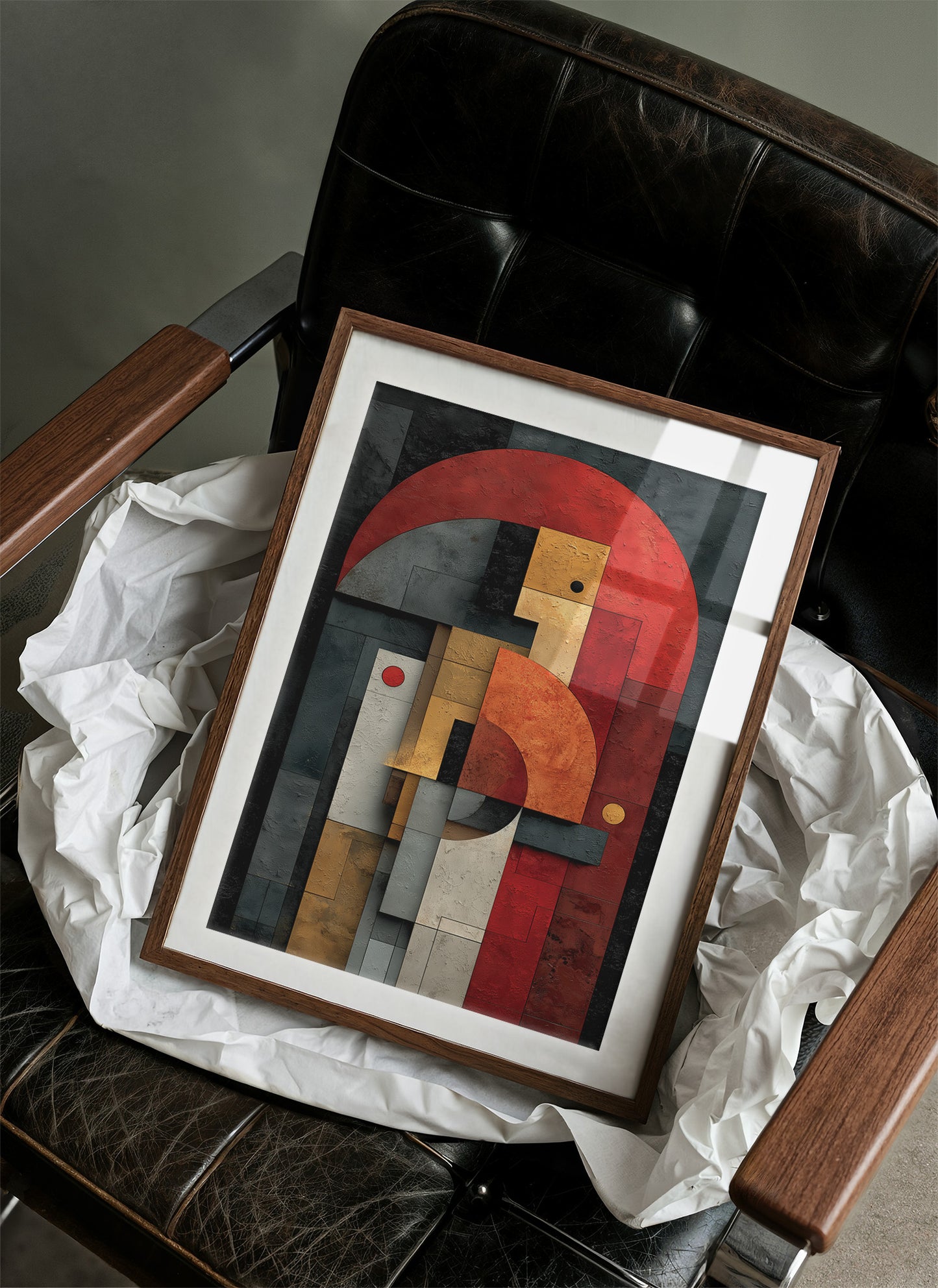 Geometric Rhythms In Rust And Steel