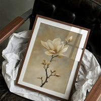 Magnolia Petals Dance In Morning Light