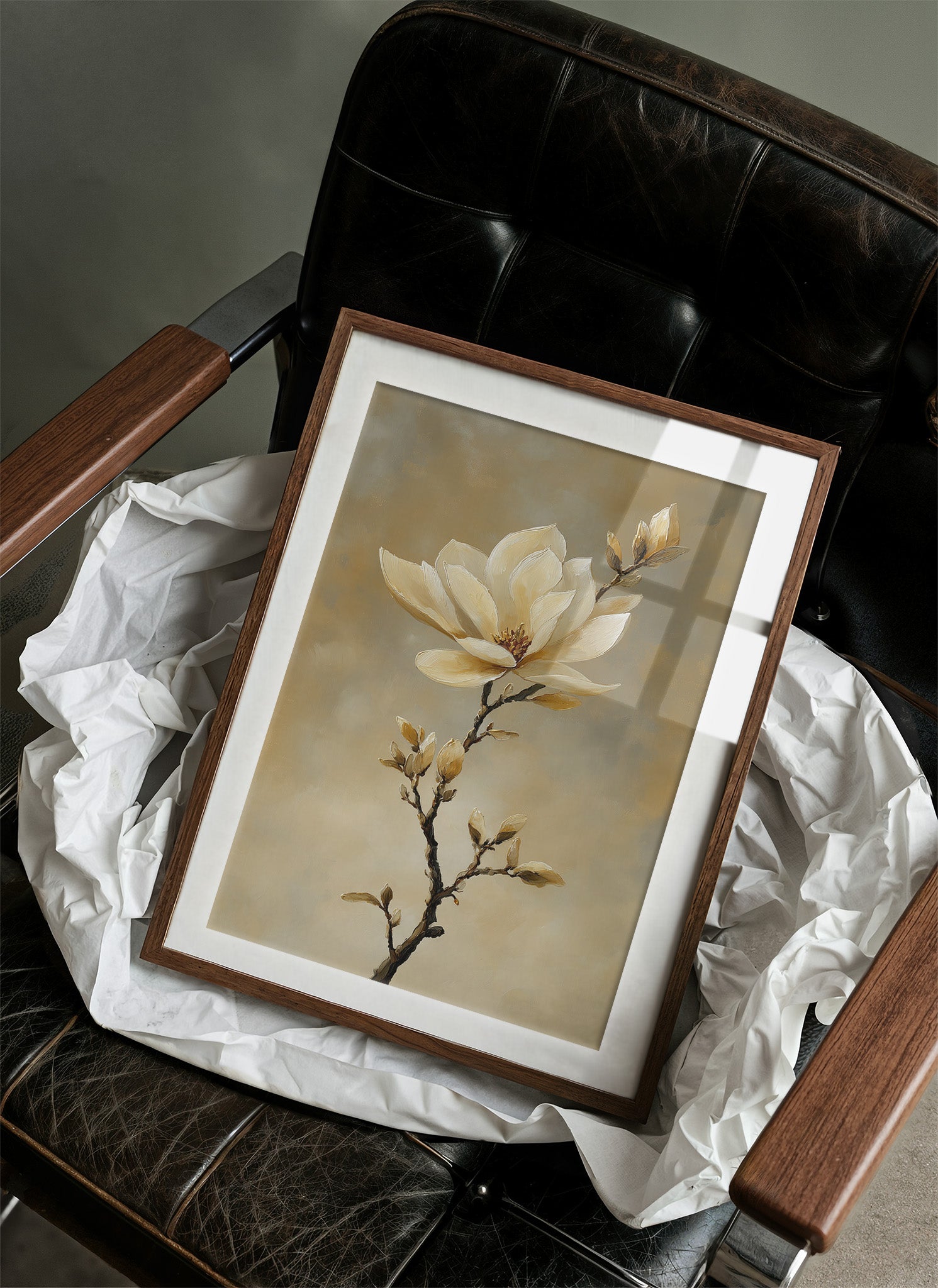 Magnolia Petals Dance In Morning Light