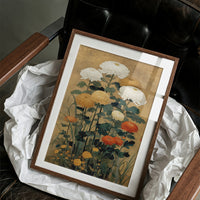 Chrysanthemums Dance In Golden Light