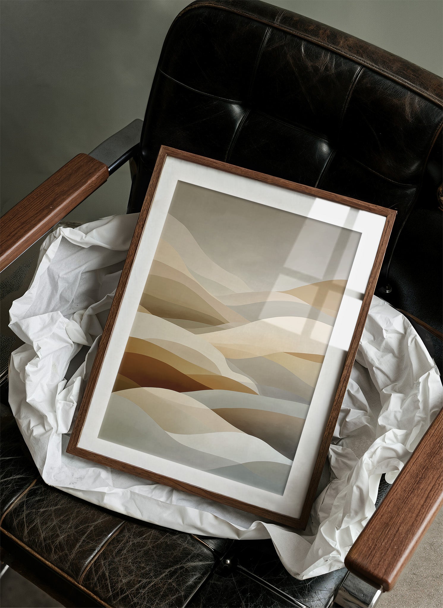 Desert Dunes Dance In Morning Light