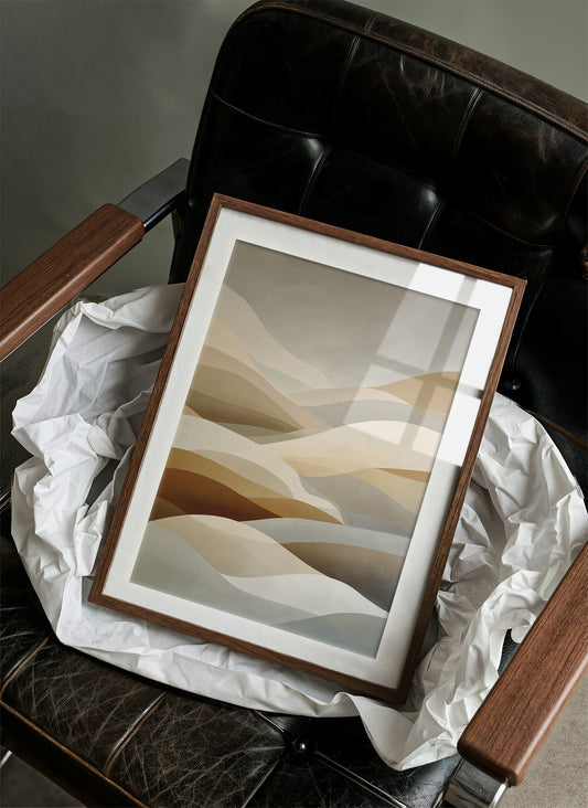 Desert Dunes Dance In Morning Light