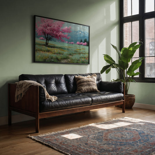 Cherry Blossoms Paint Mountain Stories