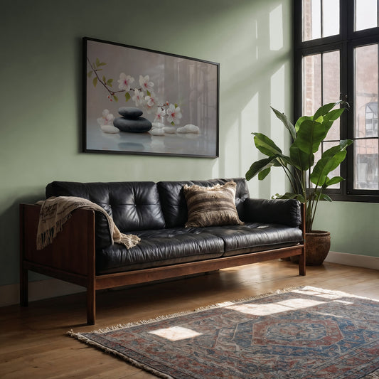 Cherry Blossoms Dance With Stones