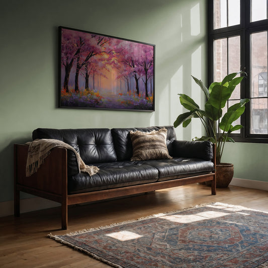 Cherry Blossoms Paint The Dawn Path