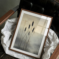 Cattails Dance Above Evening Mist