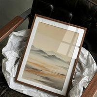 Distant Peaks Paint Desert Dawn