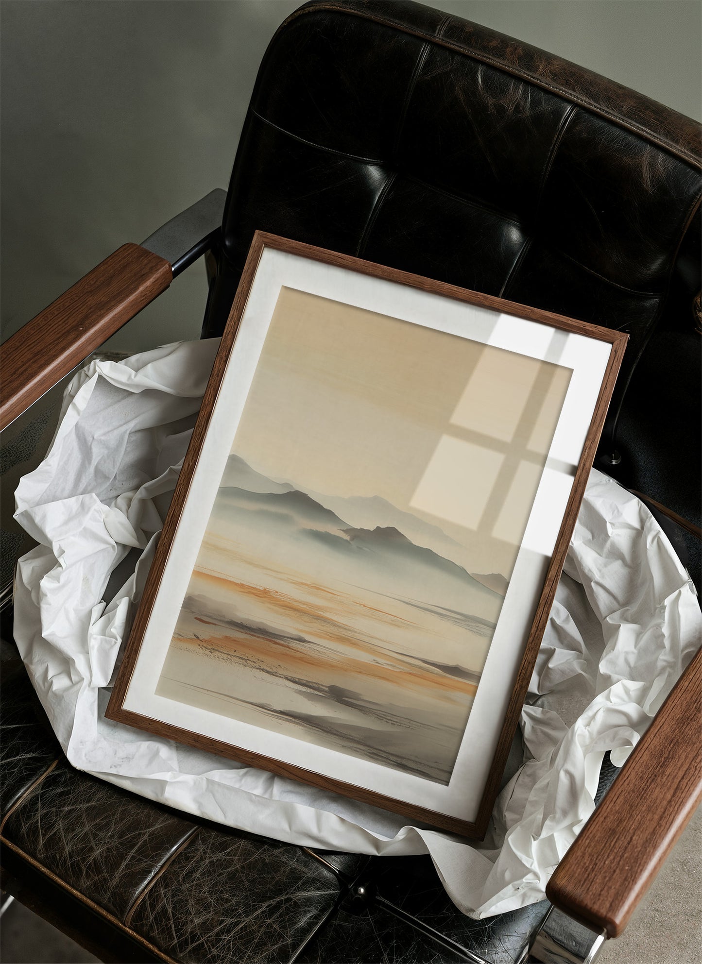 Distant Peaks Paint Desert Dawn