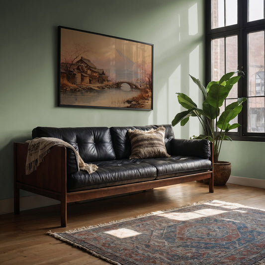 Cherry Blossoms Bridge Ancient Waters