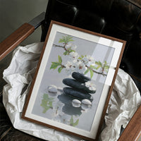 Cherry Blossoms Dance Above Still Waters