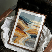 Desert Rivers Carve Golden Paths