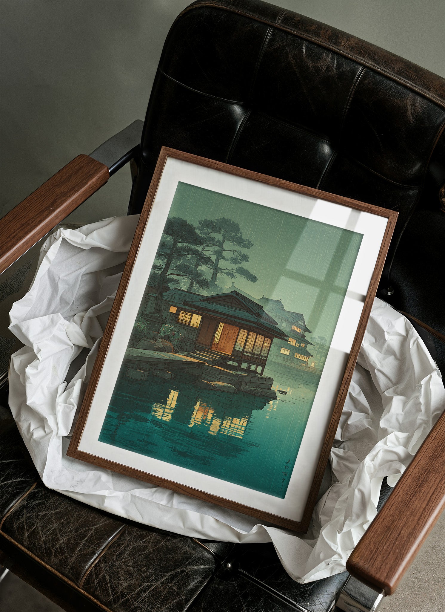 Lanterns Float On Emerald Waters