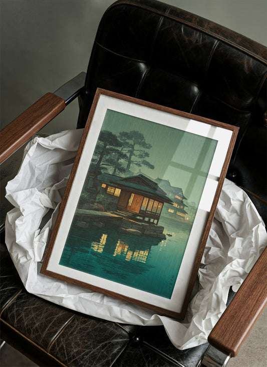 Lanterns Float On Emerald Waters