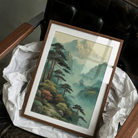 Misty Peaks Call Ancient Pines