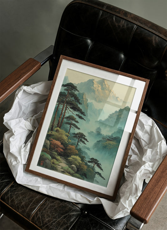 Misty Peaks Call Ancient Pines