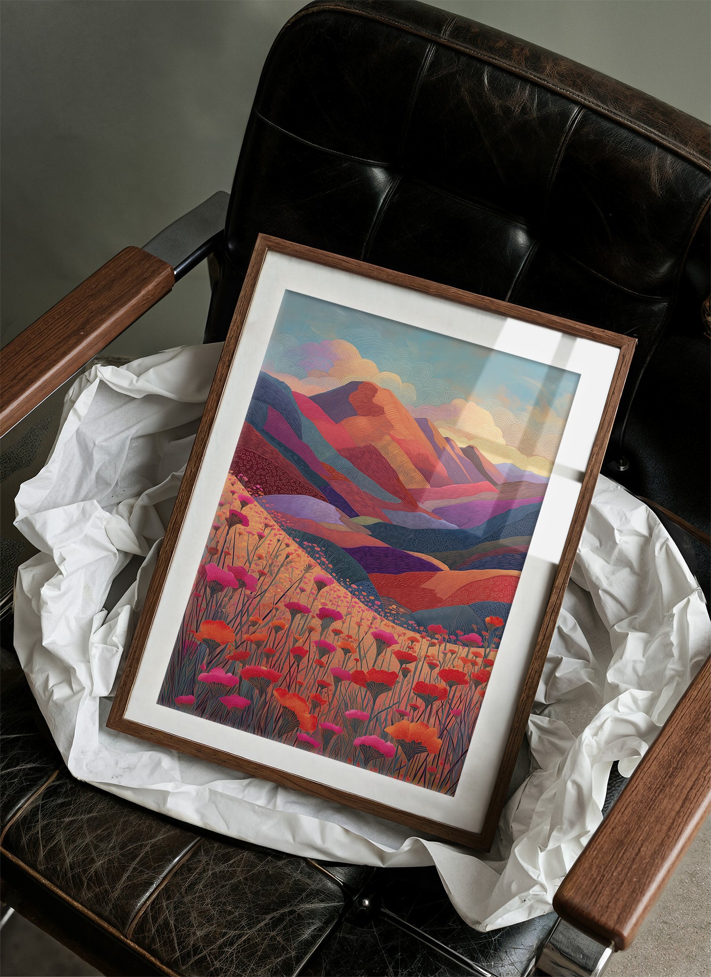 Poppies Dance Through Mountain Dreams