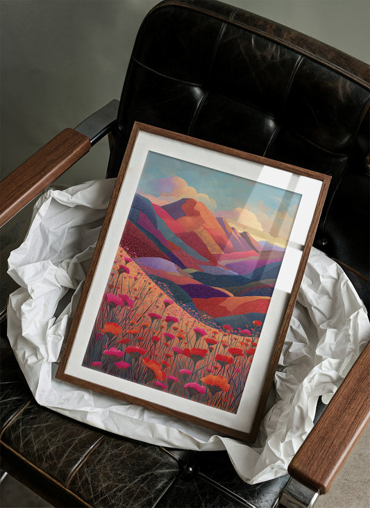 Poppies Dance Through Mountain Dreams