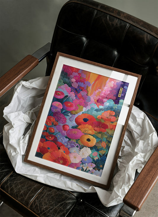 Poppies Dance In Twilight's Glow