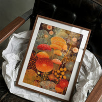 Autumn Mushrooms Dance Under Stars