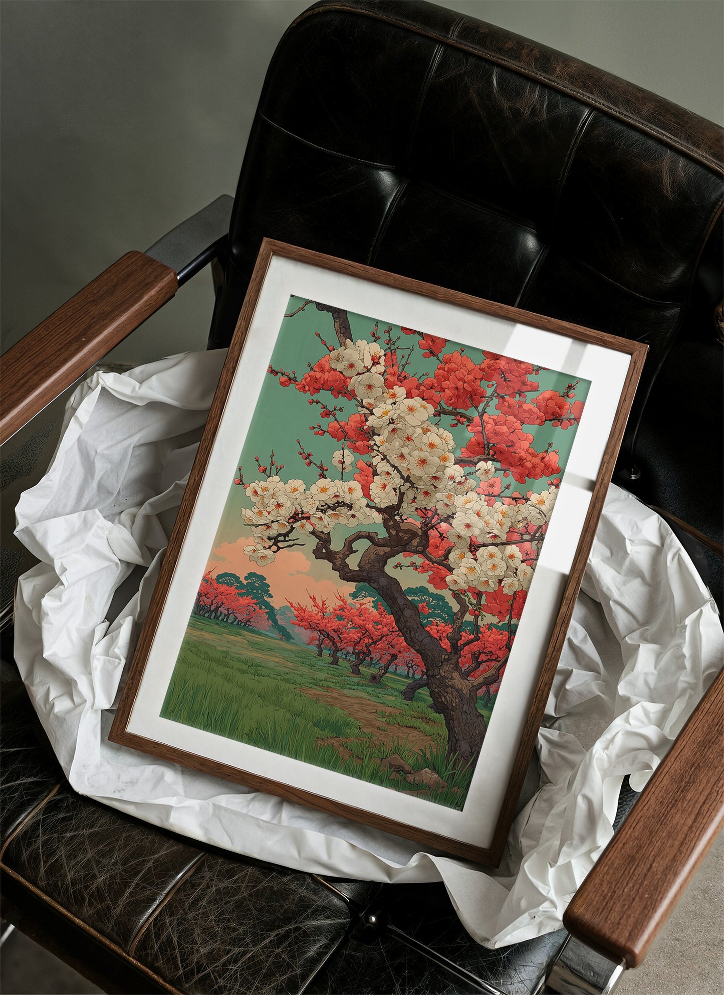 Cherry Blossoms Above Evening Spirits