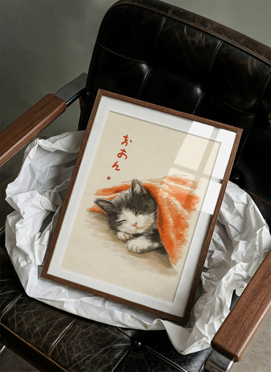 Sleepy Kitten's Japanese Afternoon Dream