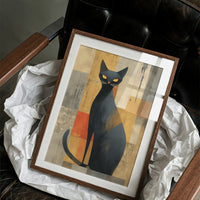 Midnight Cat Guards The Bar