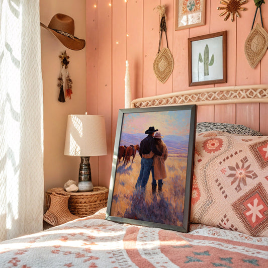 Prairie Love Under Copper Skies