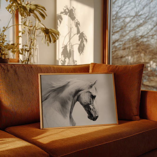 Silent Strength In Charcoal Tones