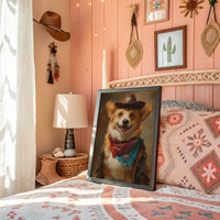 Cowboy Corgi Rules The Ranch