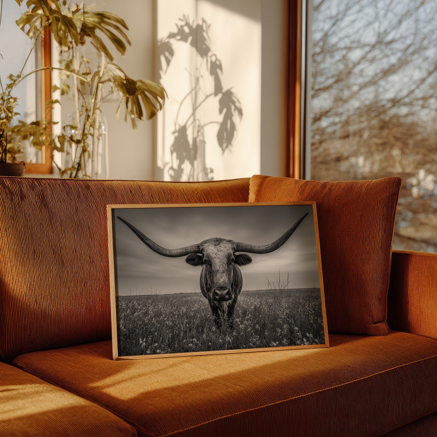 Steadfast Gaze Across Timeless Plains
