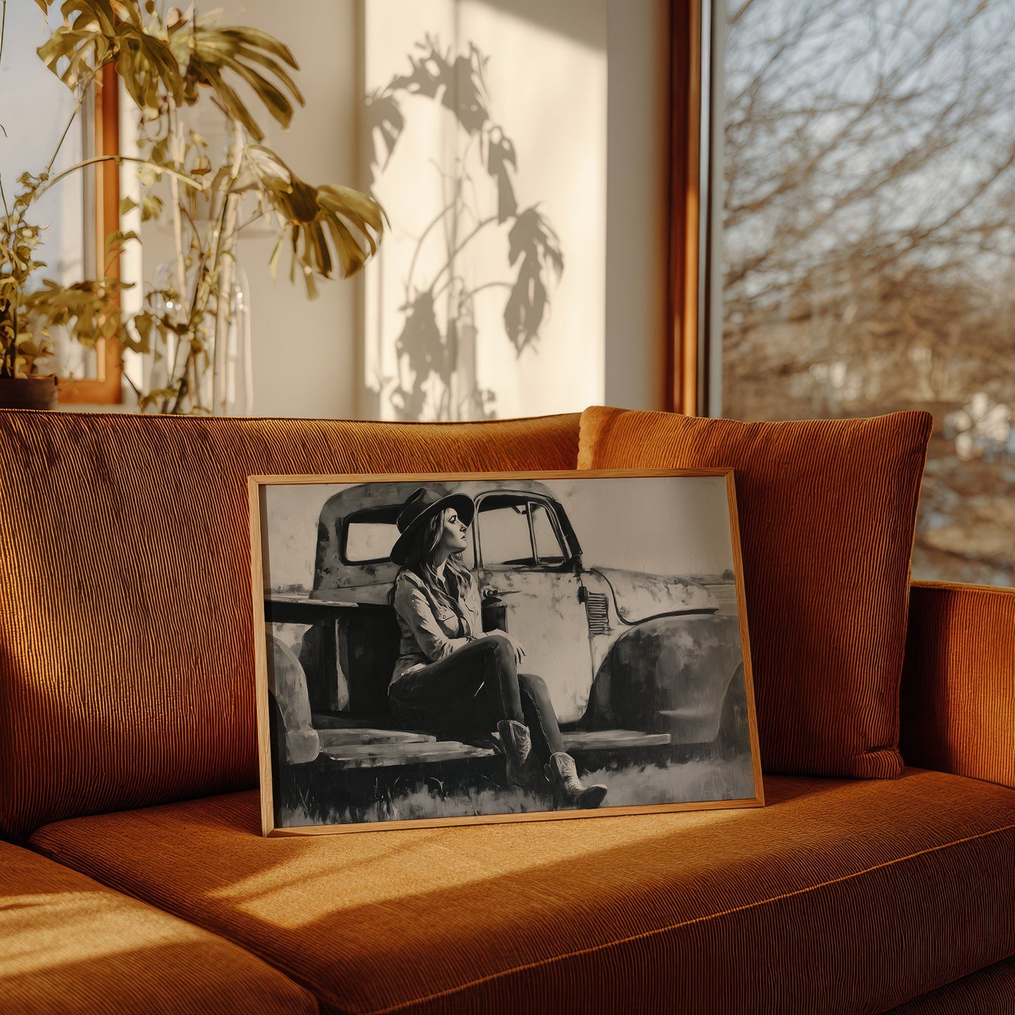 Vintage Soul On Pickup Tailgate
