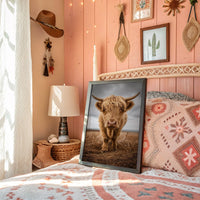 Highland Soul In Rustic Portrait