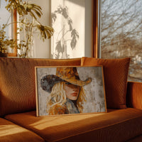 Amber Secrets Under Wide Brim