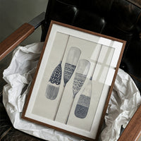 Carved Oars Tell Lakeside Tales