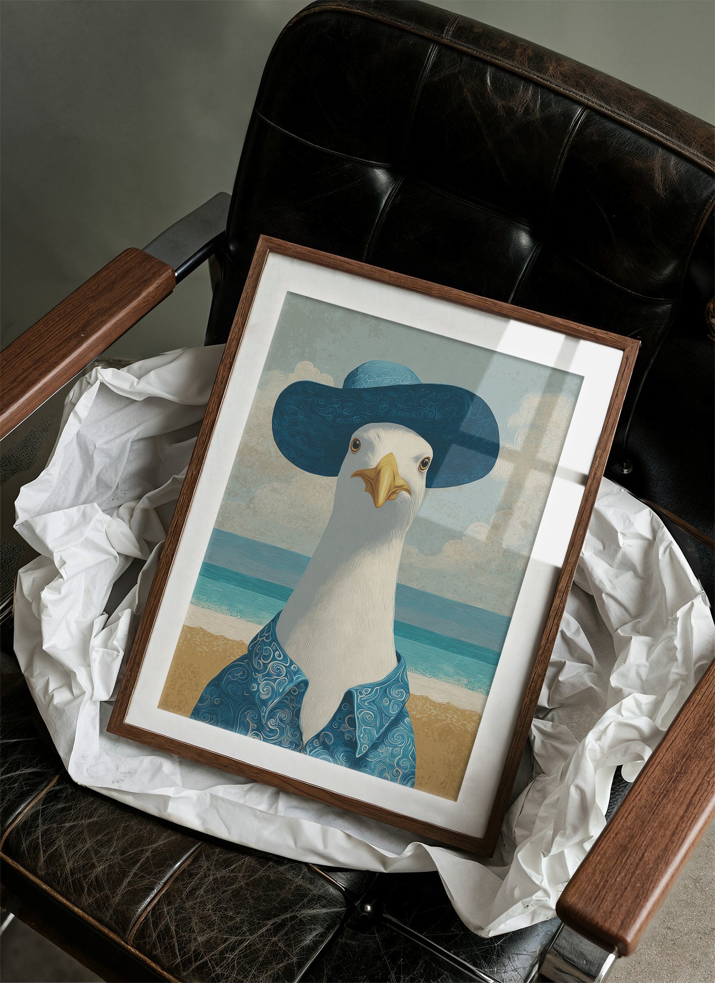 Seaside Gull In Fancy Attire