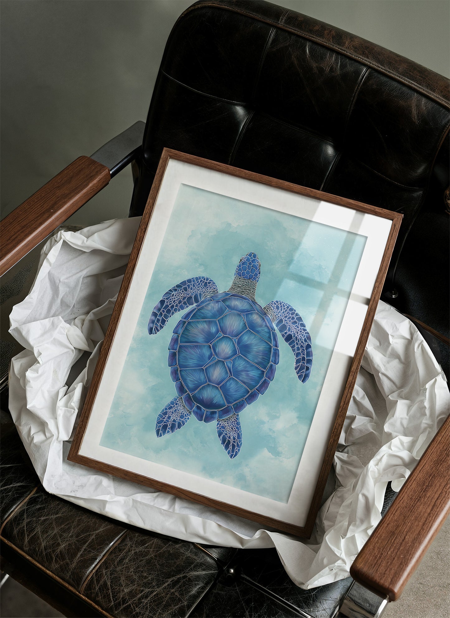 Azure Voyager In Gentle Tides