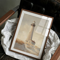 Coastal Beacon Awaits Evening Tide