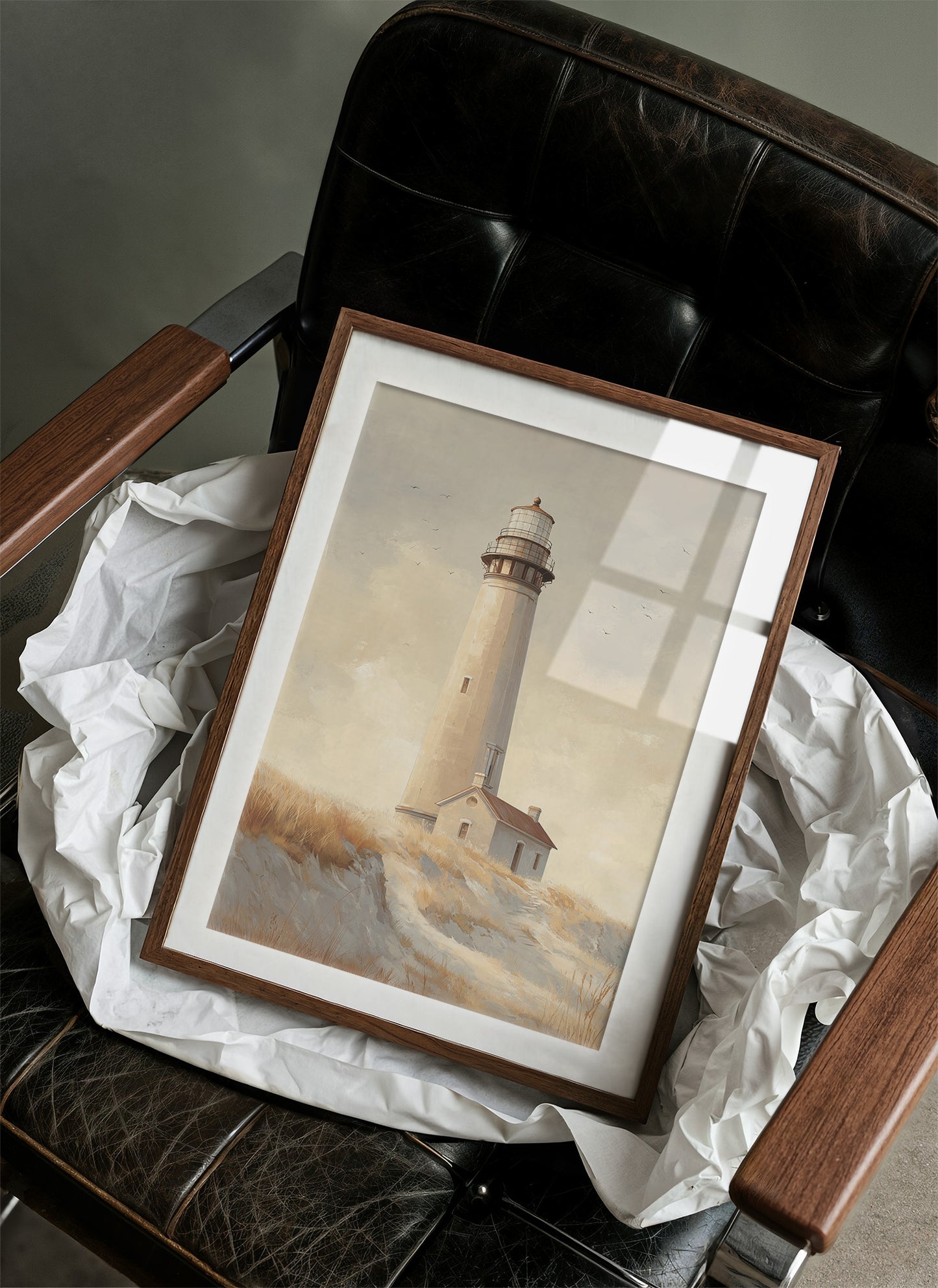 Coastal Beacon Awaits Evening Tide