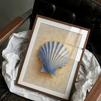 Coastal Memory In Blue Relief