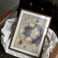 Coastal Memories In Wooden Frame