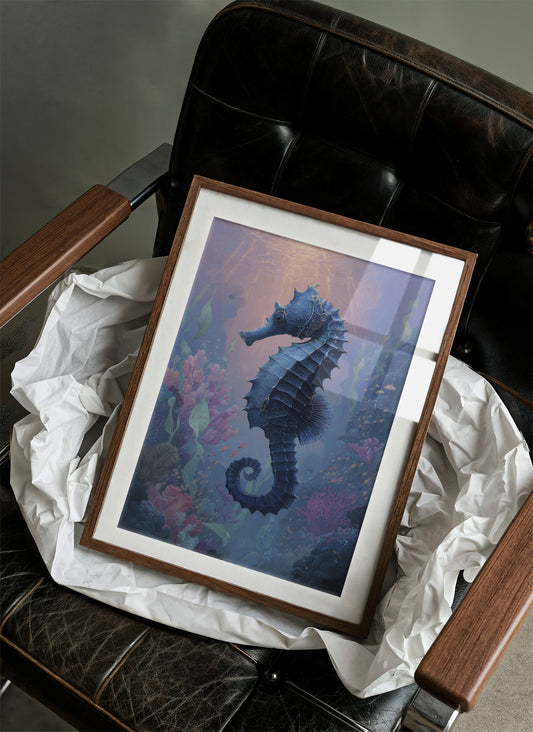 Sapphire Dancer Among Coral Dreams